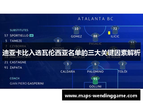 迪亚卡比入选瓦伦西亚名单的三大关键因素解析